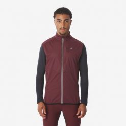Bluza do narciarstwa biegowego męska Inovik XCS Soft 500. Fioletowe bluzy męskie INOVIK, l, bez wzorów, z materiału, bez kaptura, do biegania. Za 199.99 zł.