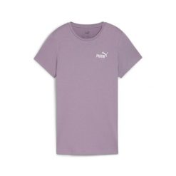 Koszulka sportowa damska Puma ESS Embroidery. Fioletowe koszulki sportowe damskie Puma, m, bez wzorów, z bawełny, bez kołnierzyka, bez ramiączek. Za 81.95 zł.