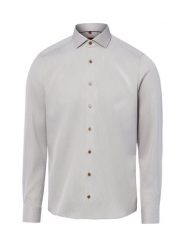 Finshley & Harding koszula biznesowa - non-iron Mężczyźni Slim Fit Bawełna szary, 38. Szare koszule męskie Finshley & Harding, m, bez wzorów, z bawełny, biznesowe, bez kołnierzyka, bez ramiączek. Za 199.95 zł.