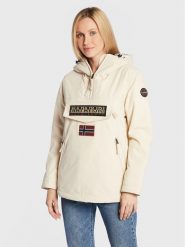 Napapijri Kurtka anorak Rainforest NP0A4GM6 Écru Regular Fit. Kurtki damskie Napapijri, m, bez wzorów, z syntetyku, bez kaptura. Za 649.99 zł.