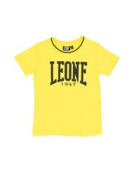Dziecięca koszulka z krótkim rękawem Welcome Back. Brązowe t-shirty dla chłopców LEONE 1947 APPAREL, bez wzorów, z bawełny, bez ramiączek. Za 63.11 zł.