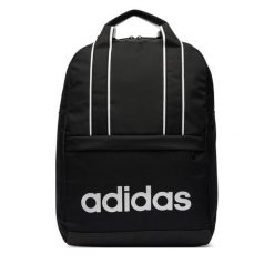 Plecak adidas. Czarne plecaki damskie Adidas, bez wzorów, sportowe. Za 139.99 zł.
