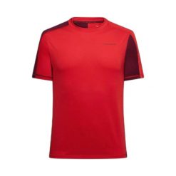 T-shirt La Sportiva Just Right. Czerwone t-shirty męskie La Sportiva, l, bez wzorów, z elastanu, bez kołnierzyka. Za 248.00 zł.