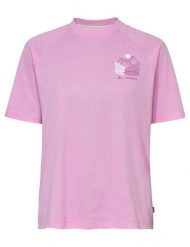 Koszulka damska Cyclist Casual Shirt. Czerwone koszulki sportowe damskie Vaude, bez wzorów, z materiału, bez kołnierzyka, bez ramiączek, na fitness i siłownię. Za 218.40 zł.
