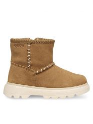 Geox Kozaki B Kiddartah Girl B565YB 00022 C6627 S Brązowy. Brązowe buty zimowe dziewczęce Geox, bez wzorów, ze skóry, bez zapięcia. Za 319.99 zł.