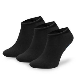 Skarpety krótkie Reebok. Czarne skarpety damskie Reebok, bez wzorów. Za 29.99 zł.