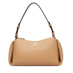 Torebka DKNY. Brązowe torebki do ręki damskie DKNY, bez wzorów, klasyczne, bez dodatków. Za 439.99 zł.