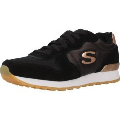 Buty do chodzenia damskie Skechers 111BLK. Czarne obuwie sportowe damskie Skechers, bez wzorów, z materiału, trekkingowe, Skechers Sport. Za 287.00 zł.