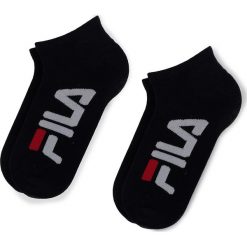 Zestaw 2 par niskich skarpet unisex FILA - Calza Invisibile F9199 Navy 321. Niebieskie skarpety damskie Fila, bez wzorów, z bawełny. Za 29.99 zł.