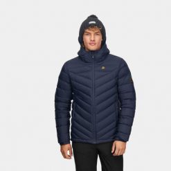 Kurtka męska puchowa Alpinus Monviso puch kaczy. Niebieskie kurtki męskie Alpinus, m, bez wzorów, z puchu, sportowe, bez kaptura. Za 699.00 zł.