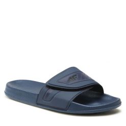 Klapki 4F. Niebieskie buty sportowe męskie 4f, bez zapięcia. Za 69.99 zł.