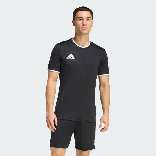 Koszulka Entrada26. Białe koszulki sportowe męskie Adidas, xl, z aplikacjami, z dzianiny, bez kołnierzyka, bez ramiączek, do piłki nożnej, climacool (adidas). Za 59.00 zł.
