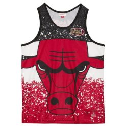 D bardeur Mitchell & Ness Jumbotron Mesh Chicago Bulls. Czerwone koszulki sportowe męskie Mitchell & Ness, bez wzorów, z meshu, bez kołnierzyka, bez ramiączek, do koszykówki. Za 357.50 zł.