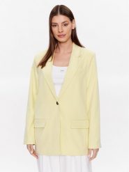 Moss Copenhagen Marynarka Fanilla 17263 Żółty Regular Fit. Żółte żakiety damskie Moss Copenhagen, m, bez wzorów, z syntetyku. Za 239.99 zł.