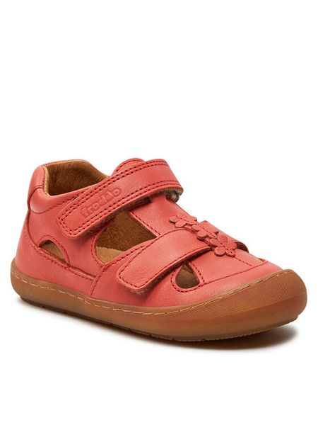 Froddo Sandały Ollie Sandal G G2150187-3 S Czerwony. Czerwone sandały dziewczęce Froddo, ze skóry, bez zapięcia. Za 209.99 zł.