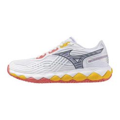 Damskie buty do tenisa Mizuno Wave Enforce Tour 2. Białe obuwie sportowe damskie Mizuno, bez wzorów, z materiału, do biegania, mizuno wave. Za 615.50 zł.