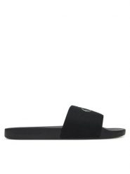 Calvin Klein Jeans Klapki Slide Monologo Cv YM0YM01367 Czarny. Czarne klapki męskie Calvin Klein Jeans, z jeansu. Za 119.99 zł.