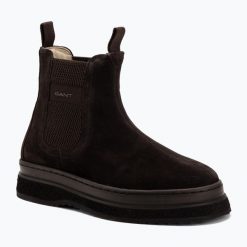 Buty damskie GANT Sistown. Brązowe obuwie sportowe damskie GANT, bez wzorów, z gumy. Za 439.99 zł.