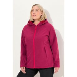 Damskie Kurtka softshell kaptur kieszenie na zamek regulowane zapięcie na rzep. Czerwone kurtki sportowe damskie Ulla Popken, plus size, bez wzorów, z materiału, bez kaptura, trekkingowe. Za 479.99 zł.
