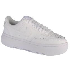 Buty Nike Court Vision Alta Ltr DM0113-100 białe. Białe obuwie sportowe damskie bez wzorów, z gumy, nike court. Za 569.62 zł.