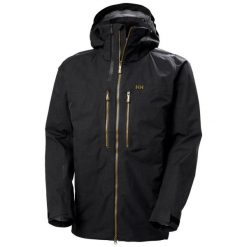 Kurtka narciarska Helly Hansen Atlas Infinity H2flow Shell. Czarne kurtki męskie Helly Hansen, na lato, l, bez wzorów, z dzianiny, bez kaptura. Za 3,341.50 zł.