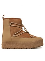 Tretorn Botki Aspa Hybrid Low 617 Brązowy. Brązowe botki damskie Tretorn, z materiału, bez obcasa, na płaskiej podeszwie, bez zapięcia. Za 579.99 zł.