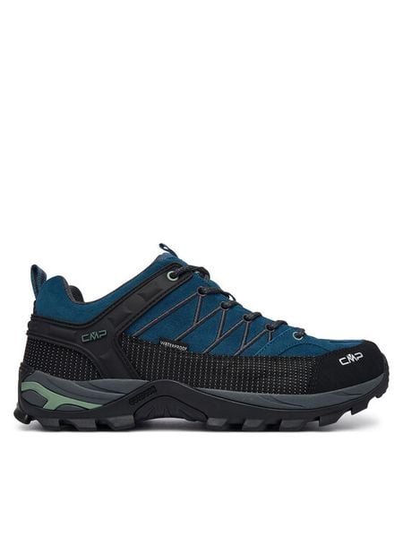 CMP Trekkingi Rigel Low Wp 3Q13247 Niebieski. Niebieskie trekkingi męskie CMP, trekkingowe. Za 479.99 zł.