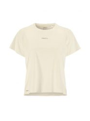 Craft Hypervent Tee W Koszulka treningowa oddychająca – Tofu. Białe koszulki sportowe damskie Craft, m, bez wzorów, z jersey, bez kołnierzyka, bez ramiączek, na fitness i siłownię. Za 240.50 zł.