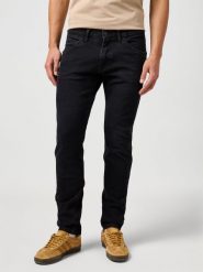 WRANGLER MĘSKIE SPODNIE JEANSOWE WRANGLER BRYSON JETSTORM NOIR 112362429. Jeansy męskie Wrangler, l, bez wzorów, z jeansu. Za 209.99 zł.