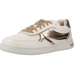 Buty GEOX D JAYSEN Biały. Białe obuwie sportowe damskie Geox, bez wzorów, z syntetyku, na fitness i siłownię. Za 286.99 zł.
