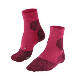 Skarpetki damskie Falke RU Trail Grip. Czerwone skarpety damskie Falke, bez wzorów, z elastanu. Za 154.50 zł.
