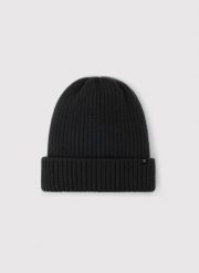 PAKO LORENTE – Czapka męska w kolorze czarnym z wełną merino. Czarne czapki i kapelusze męskie Pako Lorente, na zimę, bez wzorów, z nylonu. Za 69.99 zł.
