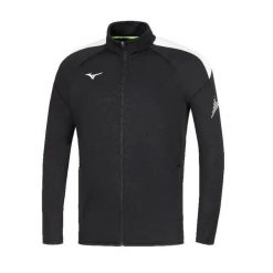 Kurtka z dresu Mizuno RB. Czarne kurtki sportowe męskie Mizuno, l, bez wzorów, z dresówki, do biegania. Za 217.00 zł.