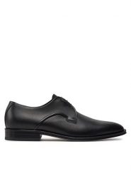 Boss Półbuty Derrek Derb Ltptly 50514016 Czarny. Czarne eleganckie półbuty Boss, ze skóry, wizytowe, bez zapięcia. Za 2,569.00 zł.