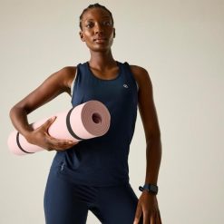 Damska Koszulka Modernize II. Niebieskie koszulki sportowe damskie Dare 2b, bez wzorów, sportowe, bez kołnierzyka. Za 80.99 zł.