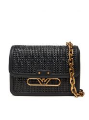 Emporio Armani Torebka EW001922 AF15873 UC001 Czarny. Czarne torebki do ręki damskie Emporio Armani, bez wzorów, ze skóry, wizytowe, bez dodatków. Za 1,849.00 zł.