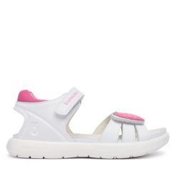 Sandały Biomecanics. Białe sandały dziewczęce Biomecanics, bez zapięcia. Za 309.99 zł.
