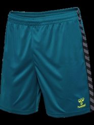 Hummel hmlAUTHENTIC PL SHORTS - Szorty z poliestru. Niebieskie krótkie spodenki sportowe męskie Hummel, m, bez wzorów. Za 129.50 zł.