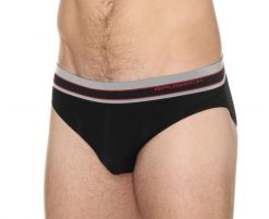 Brubeck Slipy męskie Active Wool czarne r. M (BE10110). Czarne bokserki męskie Brubeck, m, bez wzorów. Za 105.92 zł.
