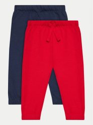 OVS Komplet 2 par spodni 2119712 Czerwony Regular Fit. Czerwone spodnie materiałowe dla chłopców OVS, bez wzorów, z bawełny. Za 39.99 zł.