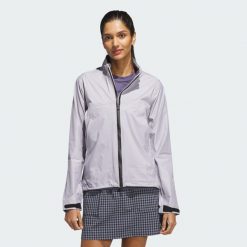 Kurtka Ultimate365 Tour CLIMAPROOF+ Full-Zip. Szare obuwie sportowe damskie Adidas, bez wzorów, z materiału, na golfa. Za 1,099.00 zł.