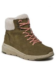 Skechers Trapery Glacial Ultra Woodsy 144175/OLV Zielony. Brązowe kozaki damskie Skechers, ze skóry. Za 349.99 zł.