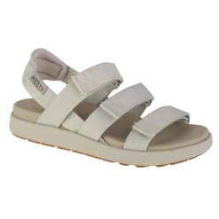 Sandały do chodzenia damskie, Keen Elle Strappy Sandal. Brązowe sandały damskie Keen, bez wzorów, z materiału, bez obcasa, bez zapięcia. Za 279.99 zł.