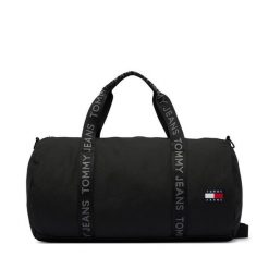 Torba Tommy Jeans. Czarne torby sportowe męskie Tommy Jeans, bez wzorów, z jeansu, małe. Za 449.99 zł.