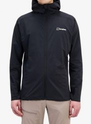 Kurtka softshell męska Berghaus Ridge Roamer Lite Jkt. Czarne kurtki męskie Berghaus, m, bez wzorów, z materiału, bez kaptura. Za 637.99 zł.