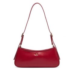 Torebka Calvin Klein. Czerwone torebki do ręki damskie Calvin Klein, bez wzorów, klasyczne, bez dodatków. Za 409.99 zł.