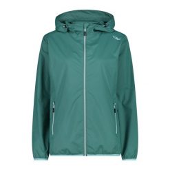 Kurtka damska turystyczna CMP 32X5796. Zielone kurtki sportowe damskie CMP, xl, bez wzorów, bez kaptura, trekkingowe. Za 225.00 zł.