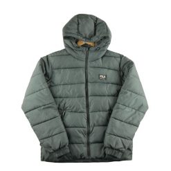 Second life - Stara szara kurtka puchowa męska Y2K - Stan bardzo dobry. Szare kurtki męskie Fila, m, bez wzorów, z puchu, retro, bez kaptura. Za 169.16 zł.