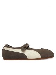 Puma Baleriny Puma Tacklette Wns 408550 03 Brązowy. Brązowe baleriny damskie Puma, bez wzorów, ze skóry, bez obcasa. Za 329.99 zł.