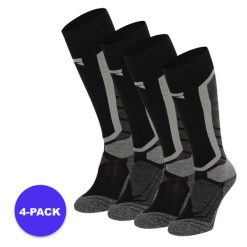 Skarpety snowboardowe unisex 4 szt. Zielone skarpety damskie XTREME, bez wzorów, z materiału. Za 245.29 zł.